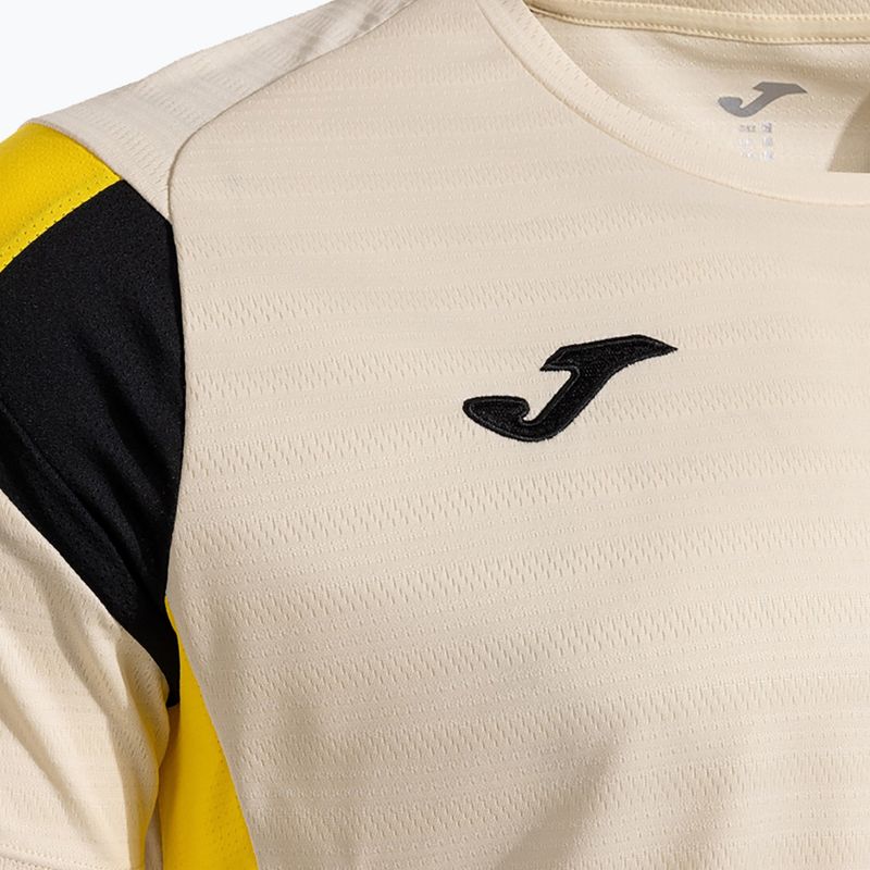 Футболка чоловіча Joma Montreal beige/yellow 3