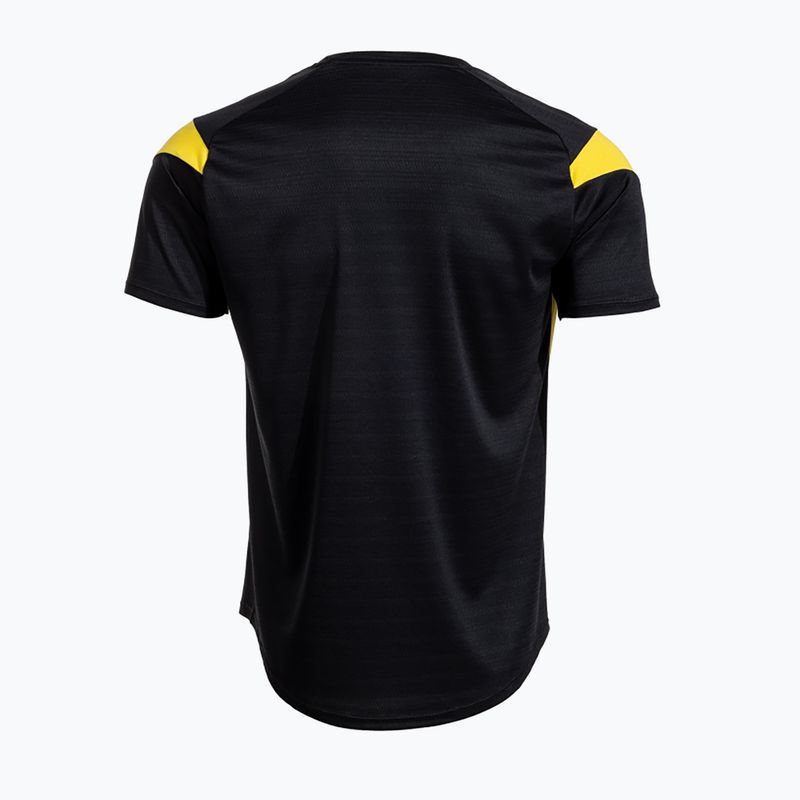 Футболка чоловіча Joma Montreal black/yellow 2
