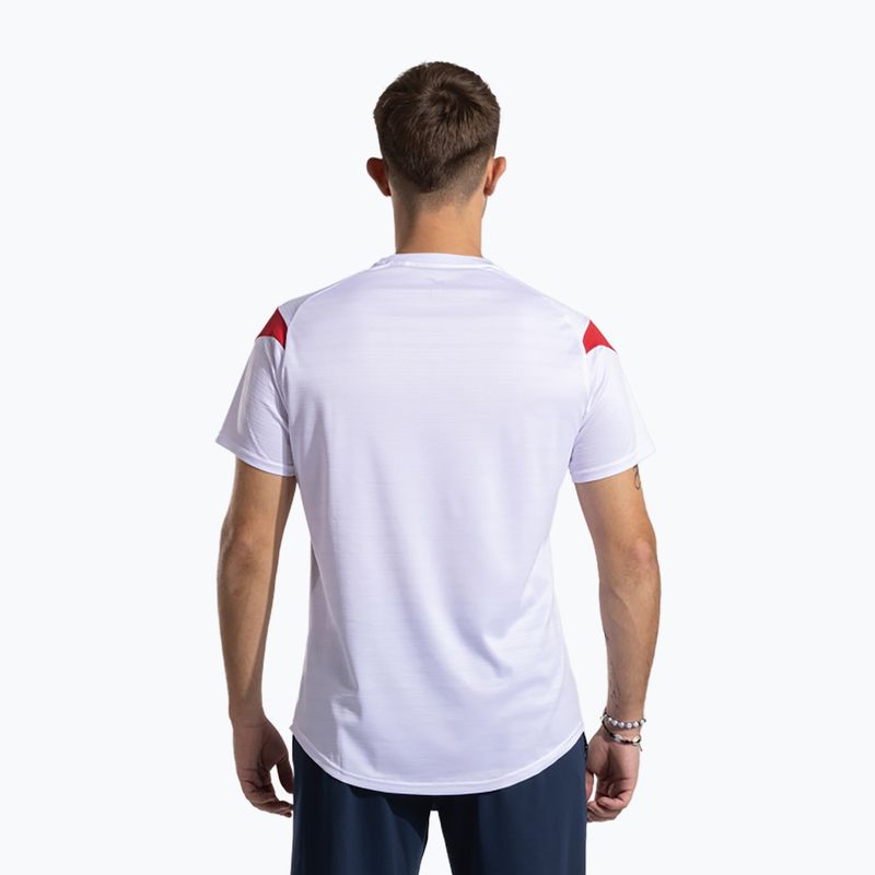 Футболка чоловіча Joma Montreal white/red 2