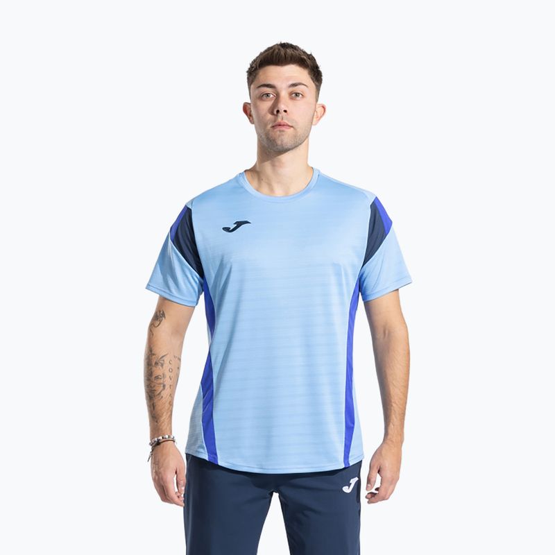 Футболка чоловіча Joma Montreal sky blue/dark navy