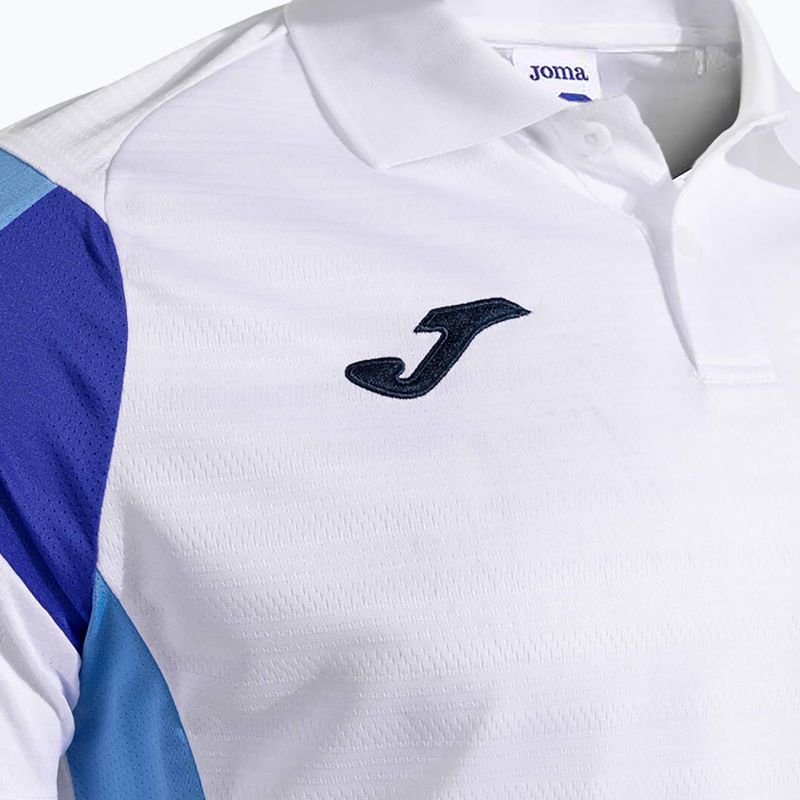 Футболка тенісна чоловіча Joma Montreal white/sky blue 4