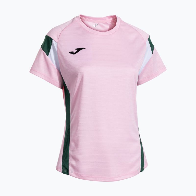 Футболка тенісна жіноча Joma Montreal pink/green 2