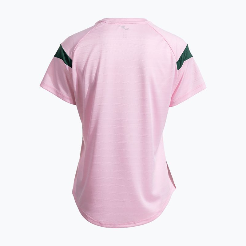 Футболка тенісна жіноча Joma Montreal pink/green 3