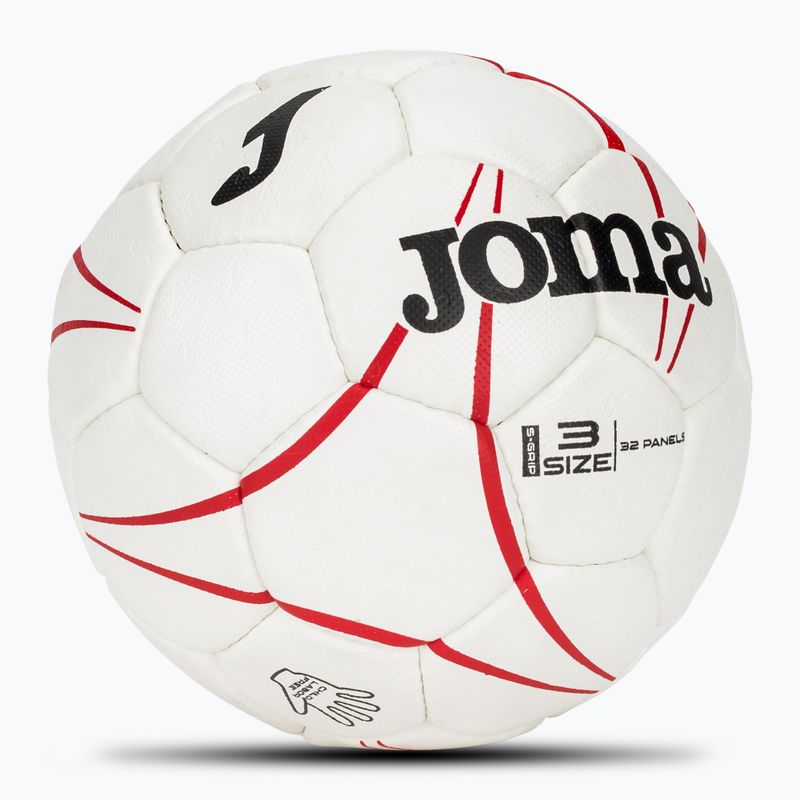 М'яч гандбольний Joma S-Grip white / red розмір 3 2