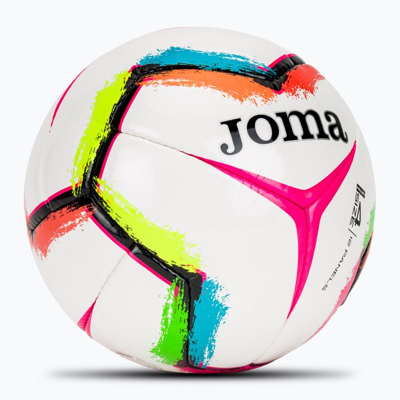 М'яч футбольний Joma Halley II white/fluor pink розмір 4 2