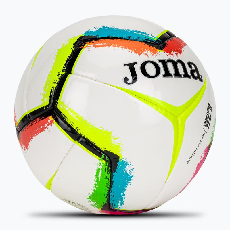 М'яч футбольний Joma Halley II white/fluor green розмір 5 2