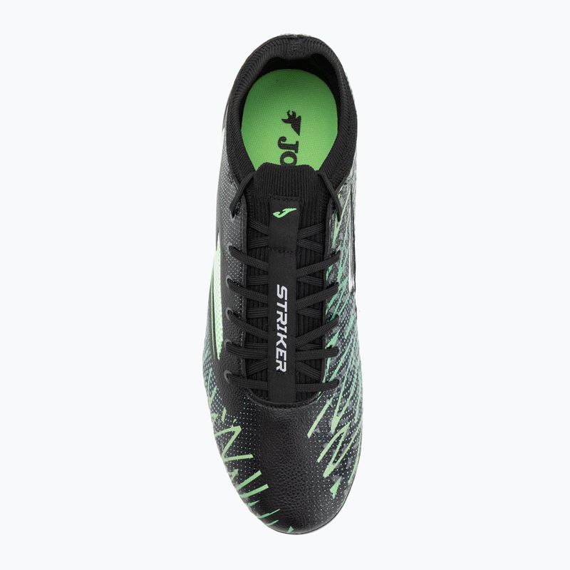 Кросівки футбольні чоловічі Joma Striker Top FG black/green 5