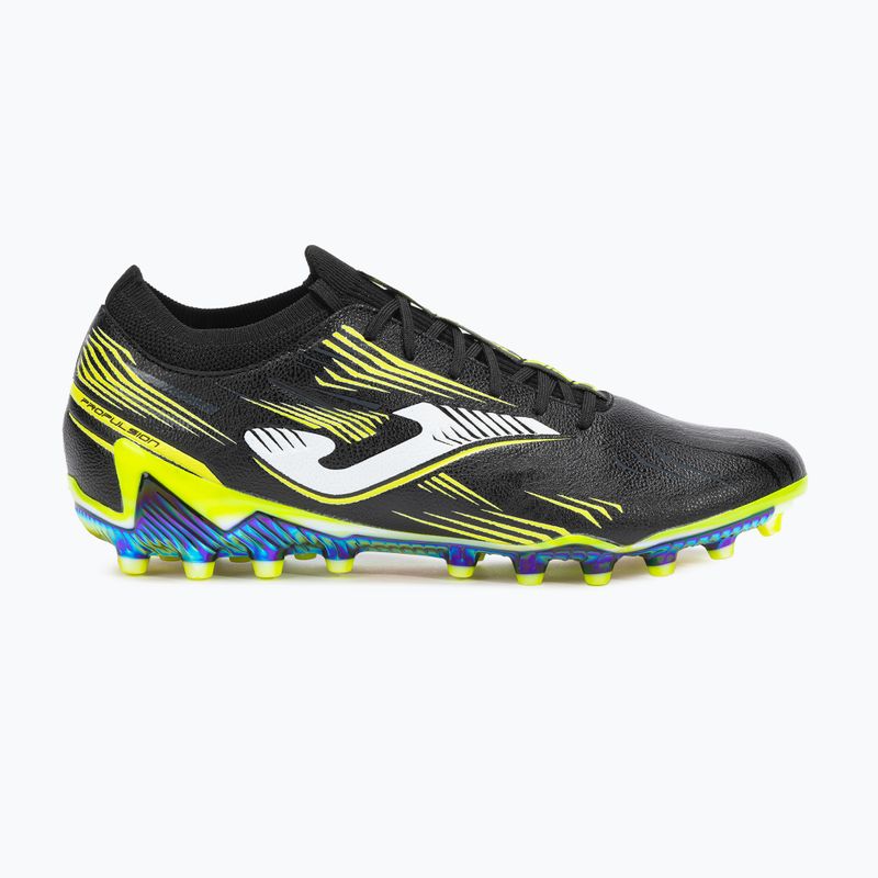 Кросівки футбольні чоловічі Joma Propulsion Top FG black/yellow 8