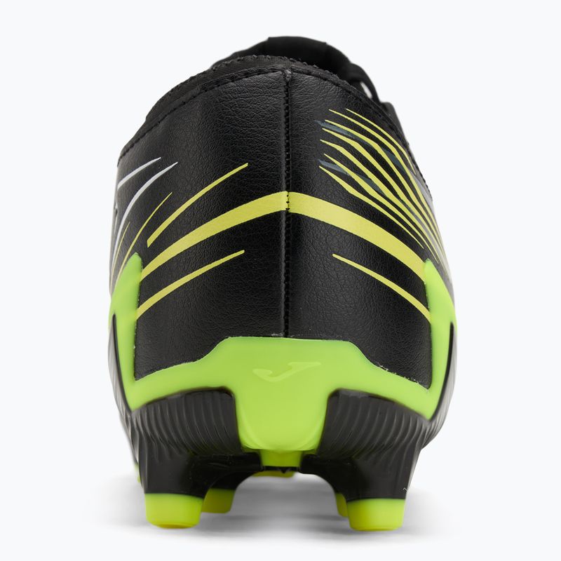 Кросівки футбольні чоловічі Joma Propulsion FG black/fluor yellow 6