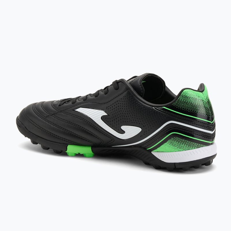 Кросівки футбольні чоловічі Joma Aguila TF black/fluor green 3