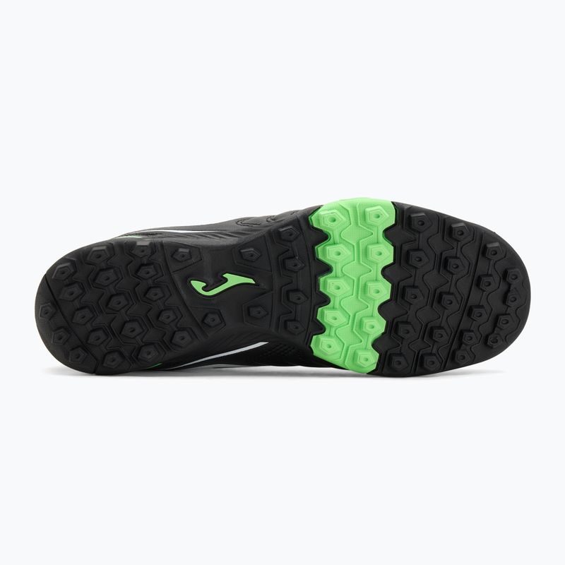 Кросівки футбольні чоловічі Joma Aguila TF black/fluor green 4