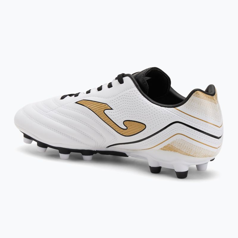 Кросівки футбольні чоловічі Joma Aguila FG white/gold 3