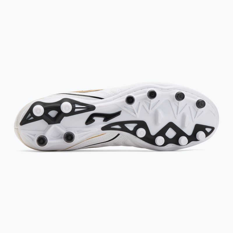 Кросівки футбольні чоловічі Joma Aguila FG white/gold 4