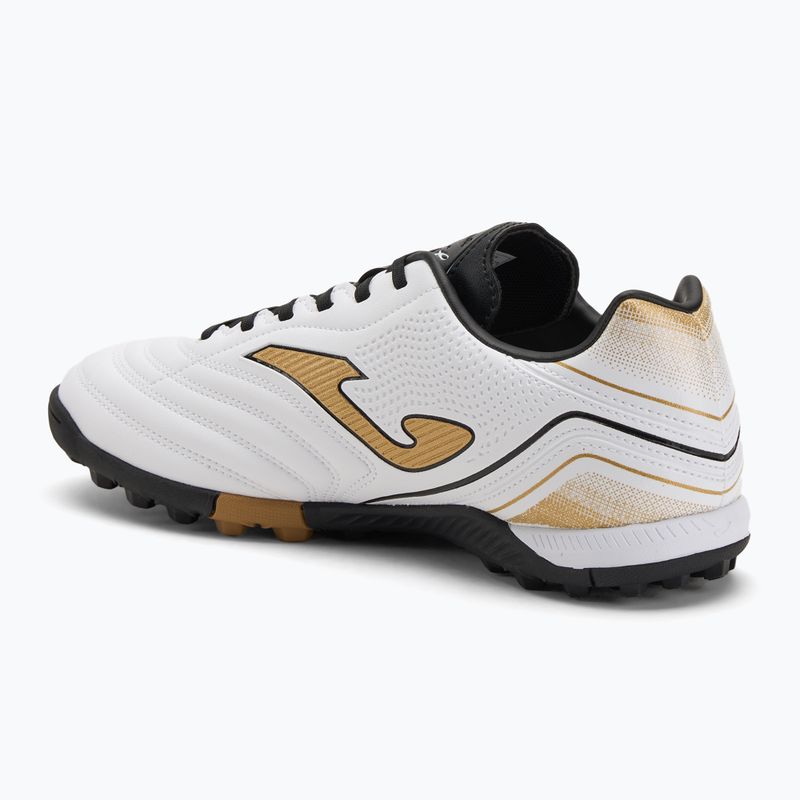 Кросівки футбольні чоловічі Joma Aguila TF white/gold 3
