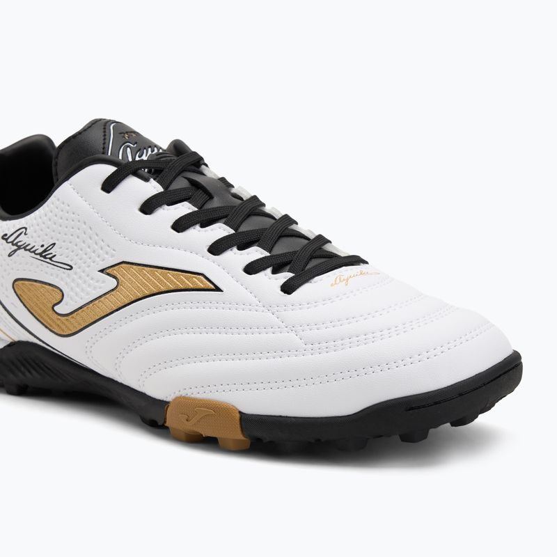 Кросівки футбольні чоловічі Joma Aguila TF white/gold 7