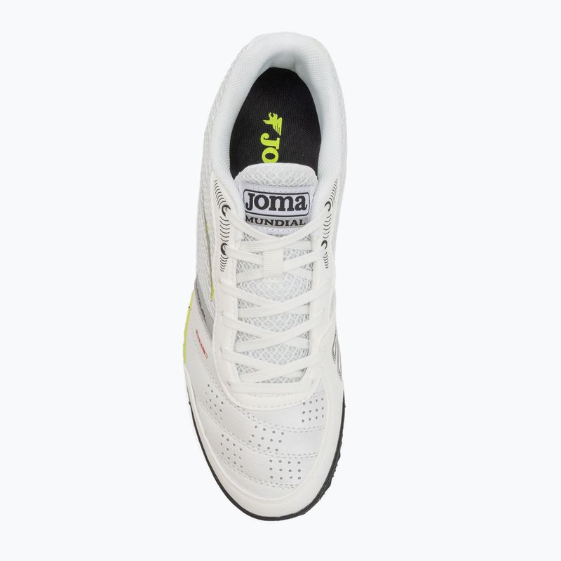 Кросівки футбольні чоловічі Joma Mundial TF white 5