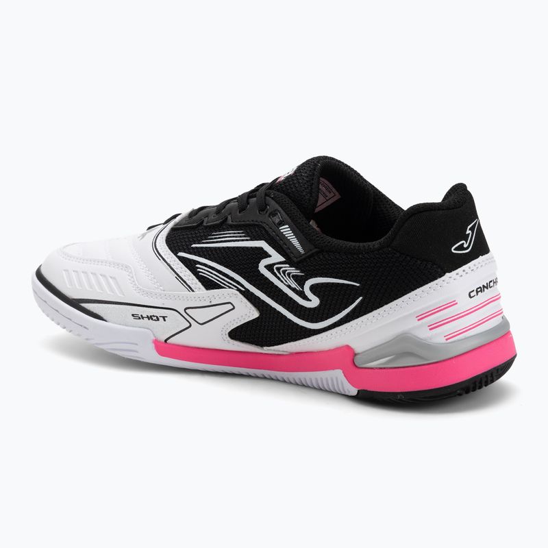Кросівки футбольні чоловічі Joma Cancha IN white/black 3