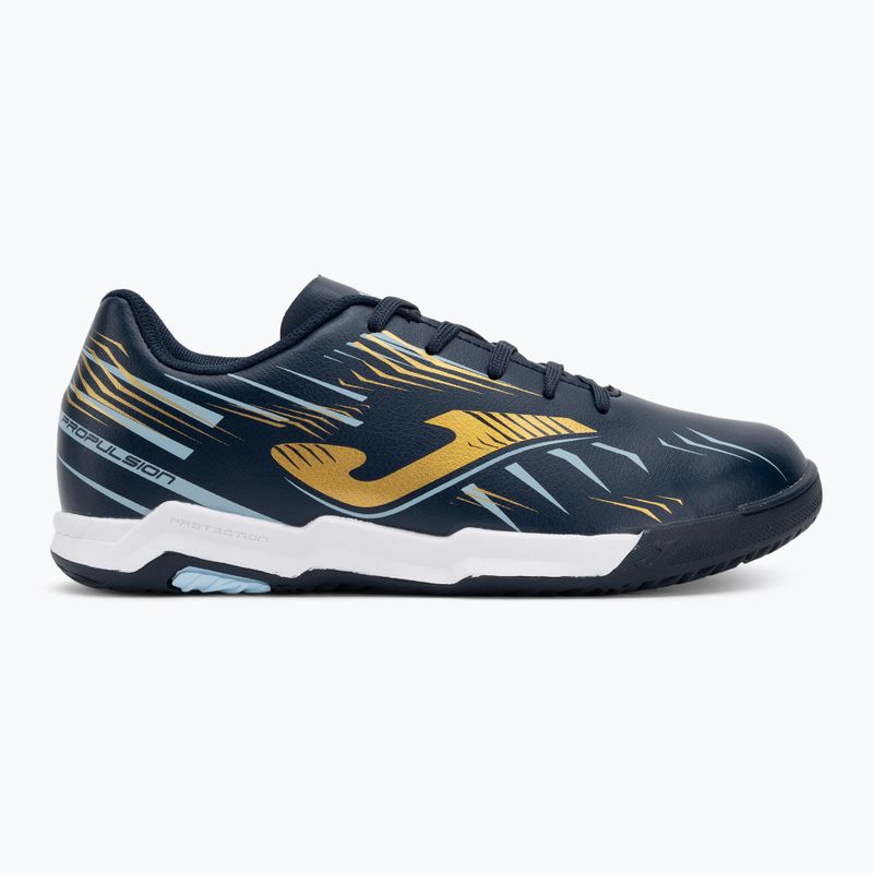 Кросівки футбольні дитячі Joma Propulsion Jr IN navy blue 2