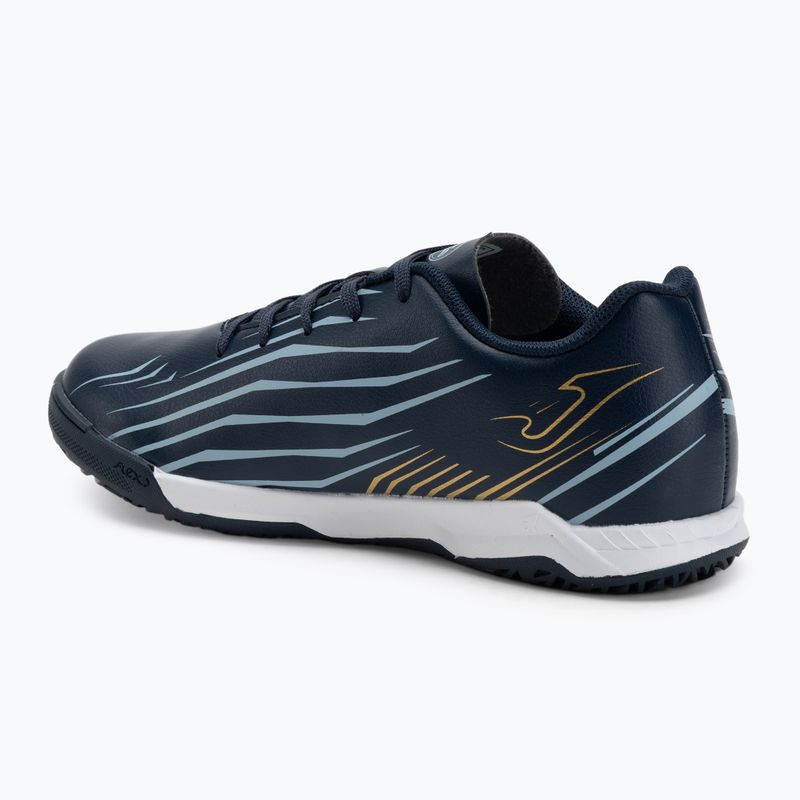 Кросівки футбольні дитячі Joma Propulsion Jr IN navy blue 3