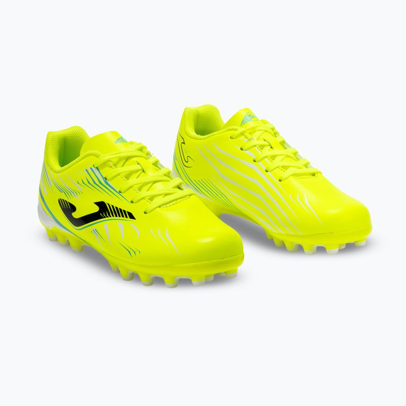 Дитячі футбольні бутси Joma Propulsion Jr FG флуоресцентно-жовті 2