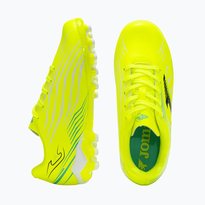 Дитячі футбольні бутси Joma Propulsion Jr FG флуоресцентно-жовті 5