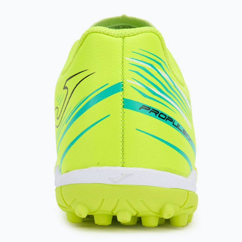 Кросівки футбольні дитячі Joma Propulsion Jr TF fluor yellow 6