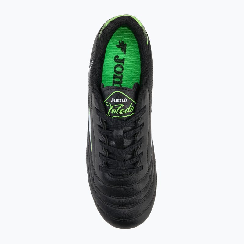 Кросівки футбольні дитячі Joma Toledo Jr FG black 5