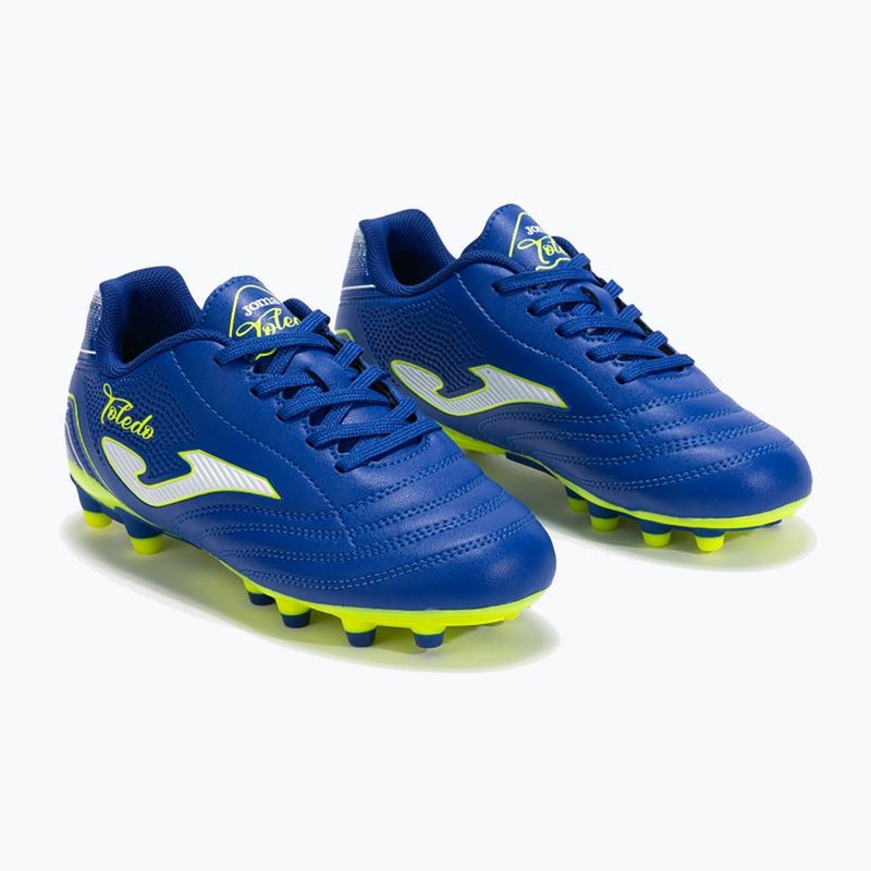 Кросівки футбольні дитячі Joma Toledo Jr FG royal blue 9