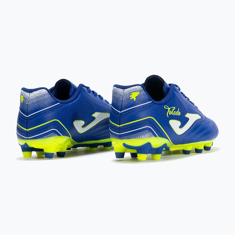 Кросівки футбольні дитячі Joma Toledo Jr FG royal blue 10