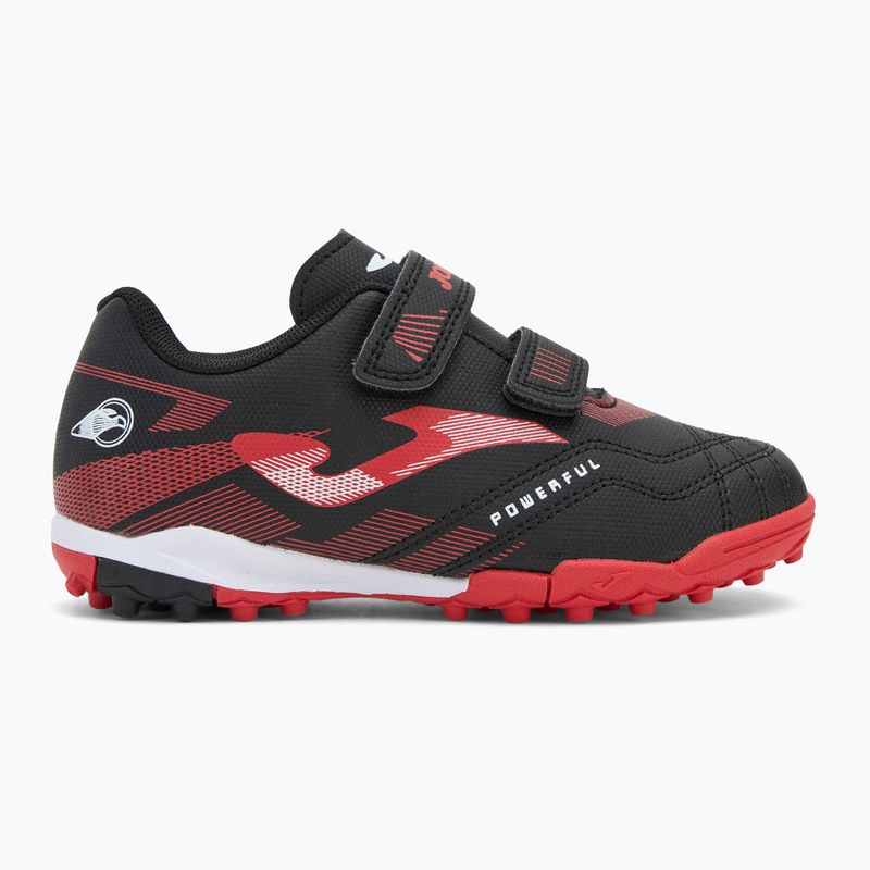 Кросівки футбольні дитячі Joma Powerful Jr TF black 2
