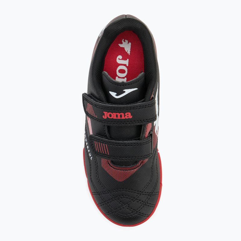 Кросівки футбольні дитячі Joma Powerful Jr TF black 5