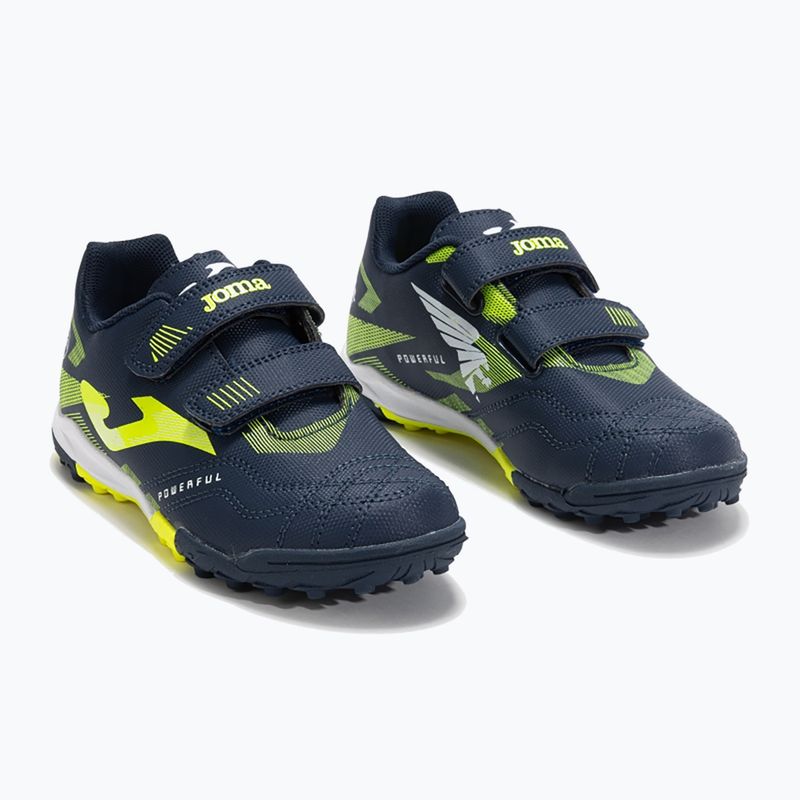 Кросівки футбольні дитячі Joma Powerful Jr TF navy blue 9