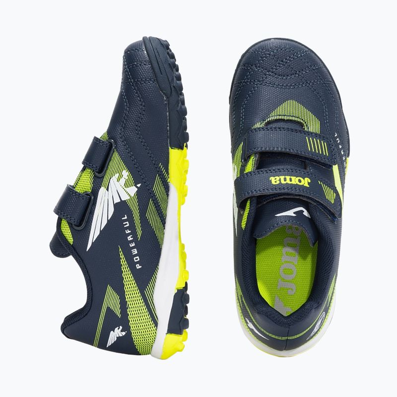 Кросівки футбольні дитячі Joma Powerful Jr TF navy blue 12