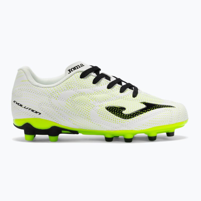 Кросівки футбольні дитячі Joma Evolution Jr FG white 8