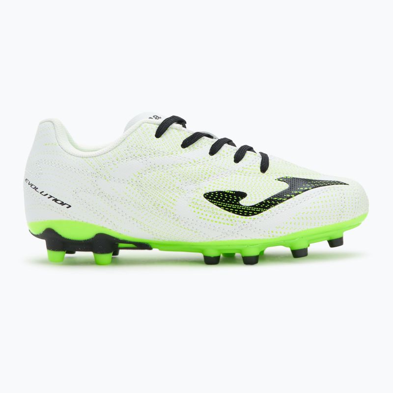 Кросівки футбольні дитячі Joma Evolution Jr FG white 2