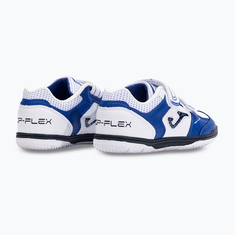 Кросівки футбольні дитячі Joma Top Flex Jr IN royal blue/white 10