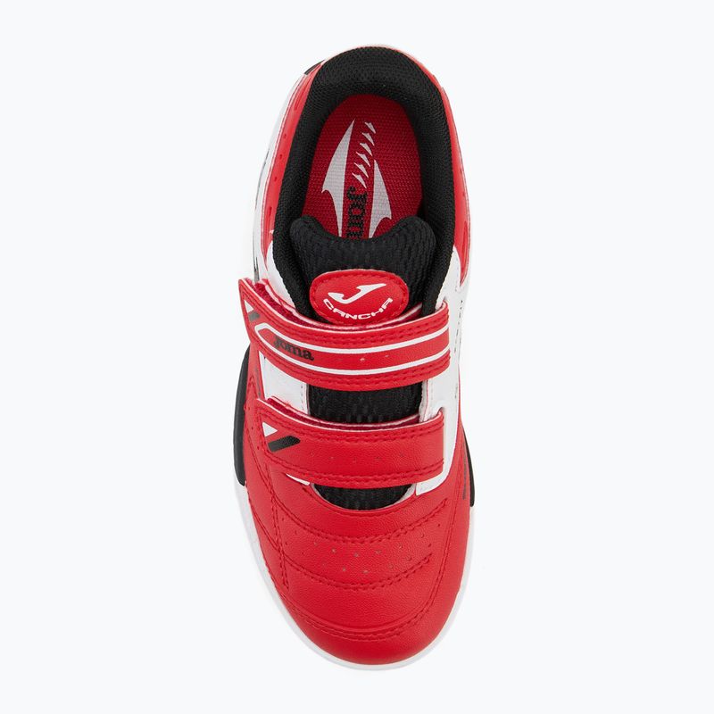 Кросівки футбольні дитячі Joma Cancha Jr IN red/white 5