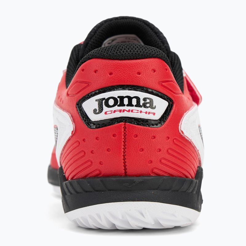 Кросівки футбольні дитячі Joma Cancha Jr IN red/white 6