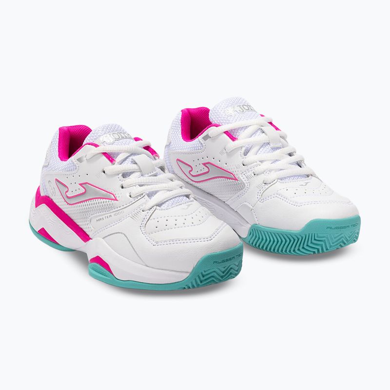 Кросівки тенісні дитячі Joma Master JR 1000 C white/fuchsia 2