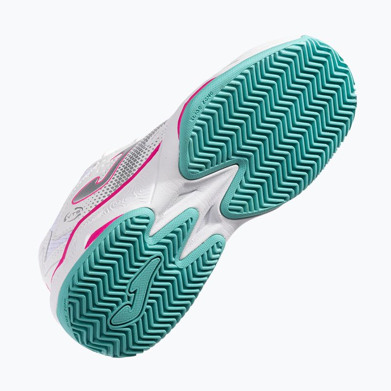 Кросівки тенісні дитячі Joma Master JR 1000 C white/fuchsia 5
