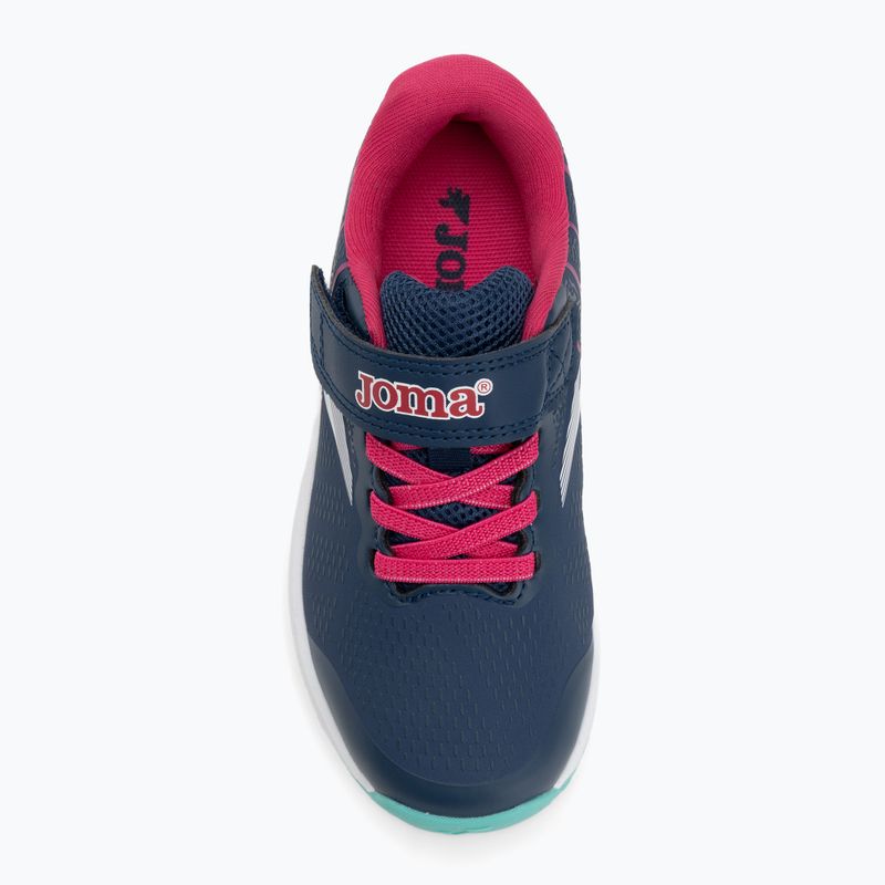 Кросівки для бігу дитячі Joma Victory Jr navy blue / fuchsia 5