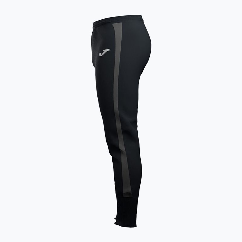 Штани тенісні чоловічі Joma Challenge black/dark grey 3