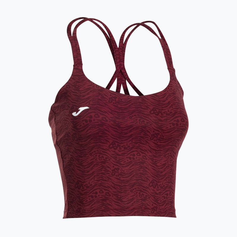 Футболка для тенісу жіноча Joma Challenge Top W burgundy 3