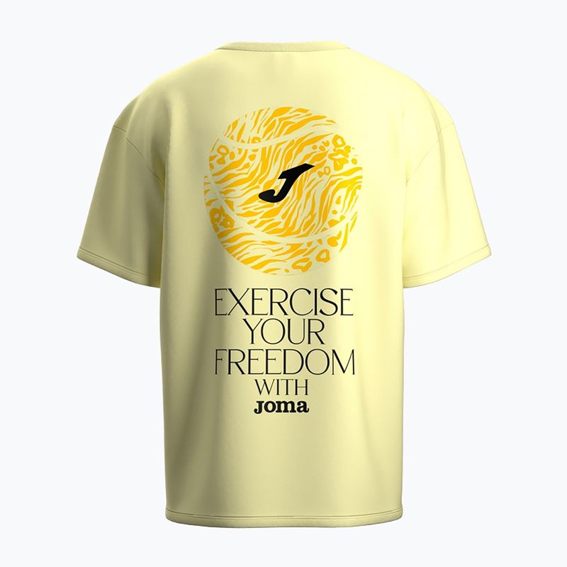 Футболка тенісна чоловіча Joma Challenge yellow 2