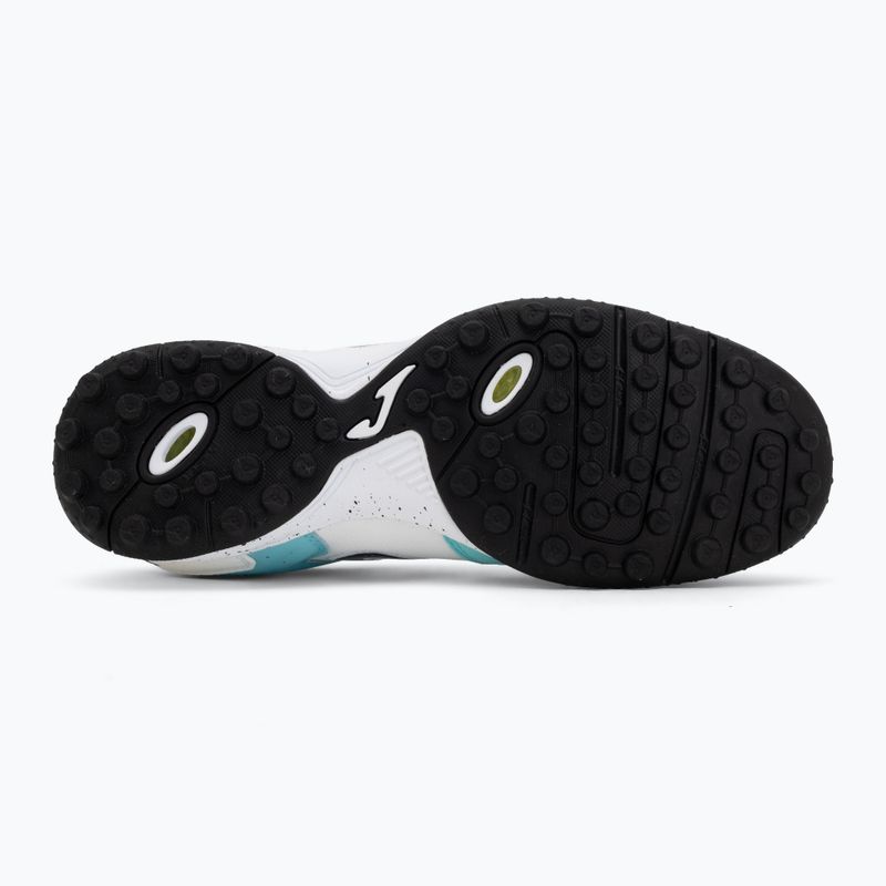 Кросівки футбольні чоловічі Joma Top Flex 2642 TF fluor turquoise/white 4
