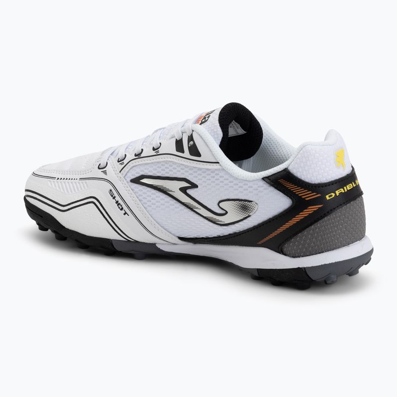 Кросівки футбольні чоловічі Joma Dribbling TF 2602 white 3