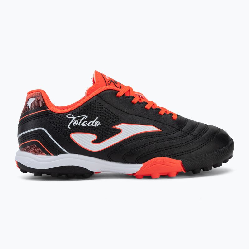 Кросівки футбольні дитячі Joma Toledo Jr TF black 2