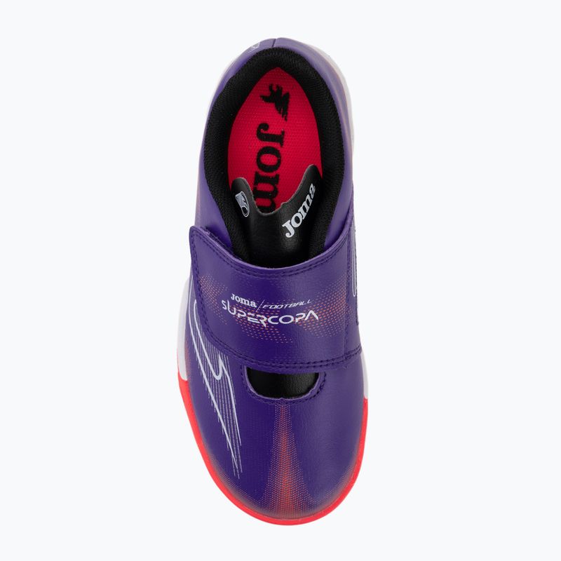 Футбольне взуття дитяче Joma Supercopa Jr IN purple 5