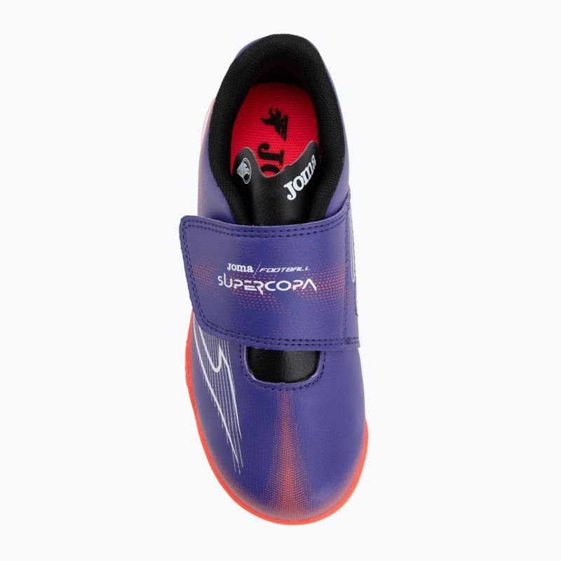 Футбольне взуття дитяче Joma Supercopa Jr TF purple 5