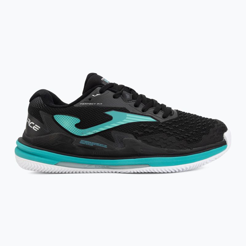 Чоловічі тенісні кросівки Joma Ace Lady C чорний/зелений 2